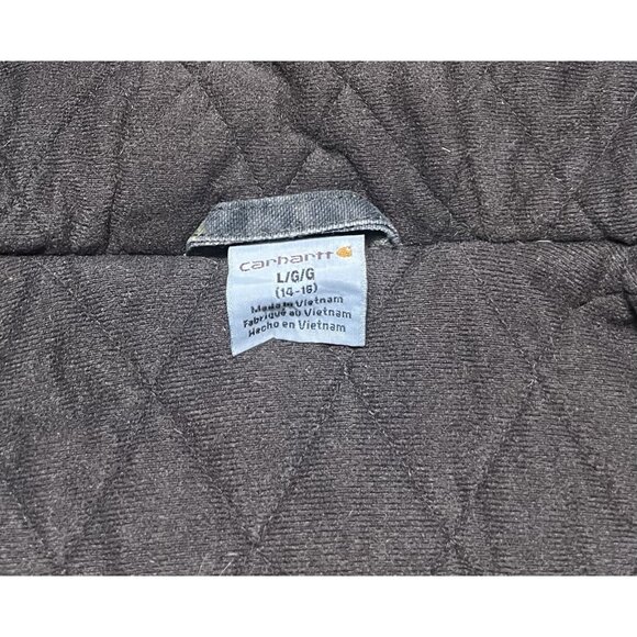 Carhartt Real Tree Camo Quilted Canvas Jacket - Youth Large (14-16) - Picture 10 of 16